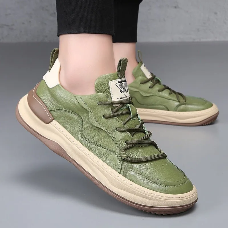 Aiden™ - Timeless Leather Sneaker
