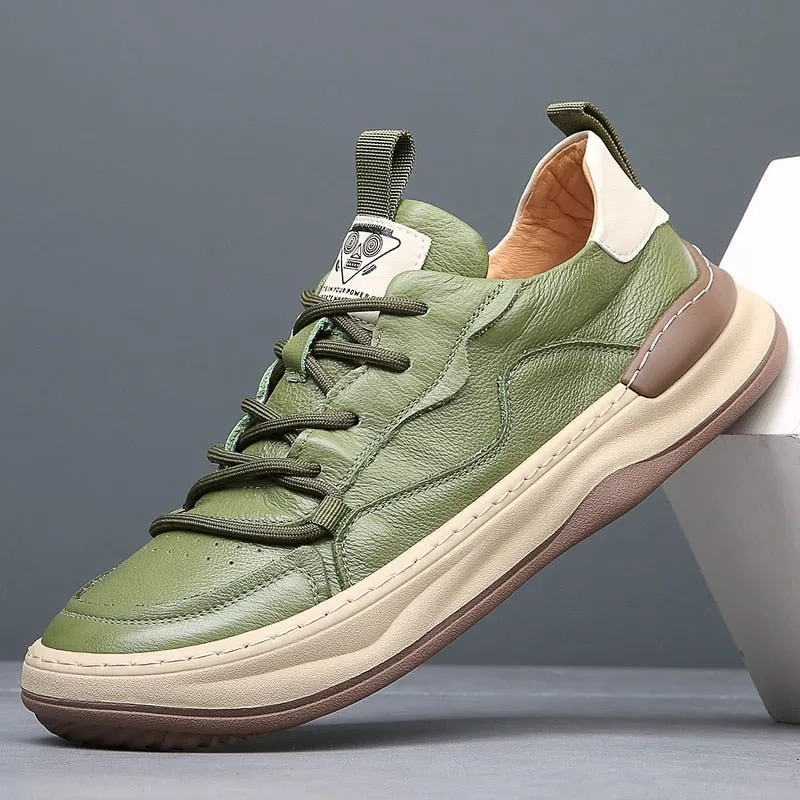 Aiden™ - Timeless Leather Sneaker
