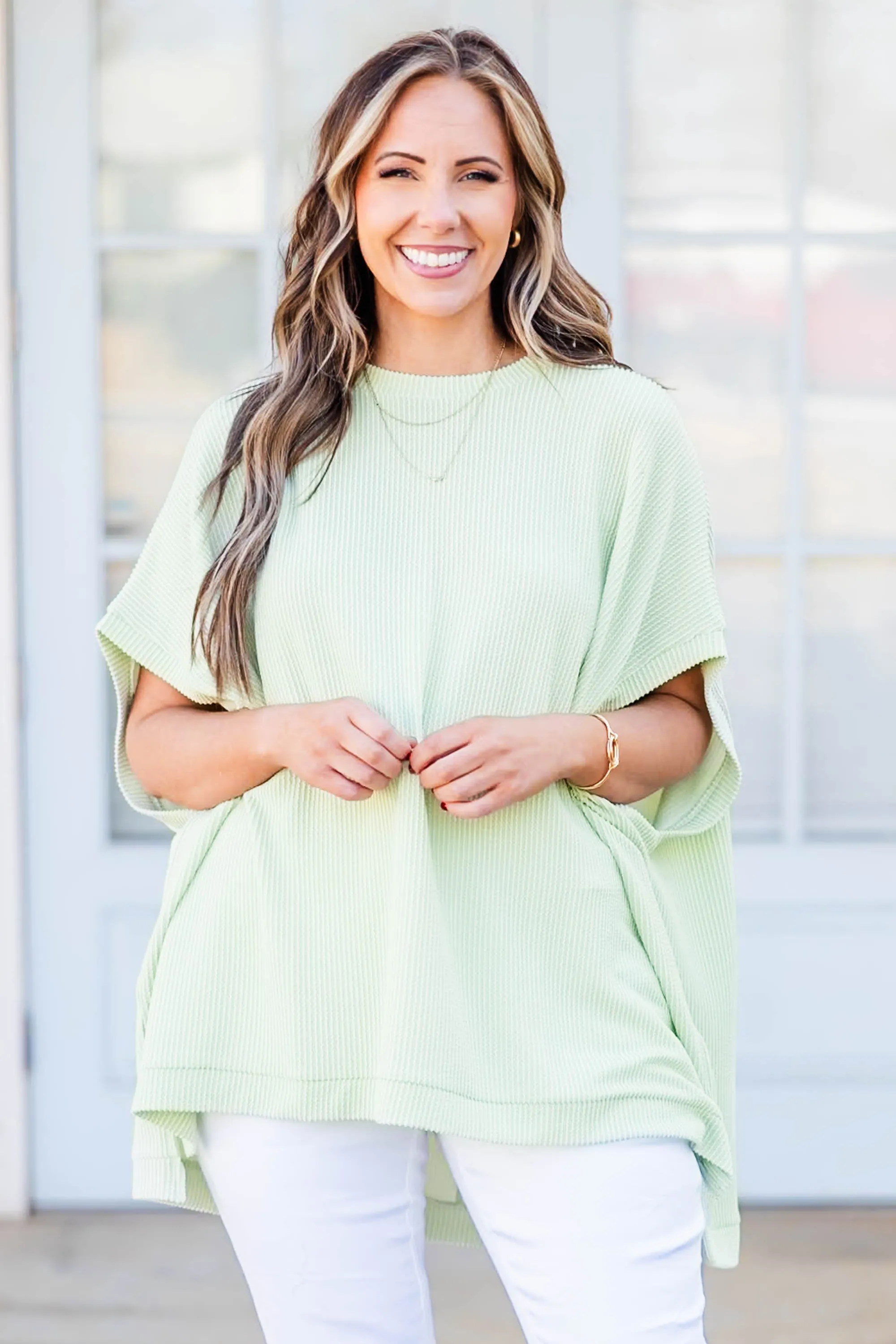 All About Knits Top, Sage