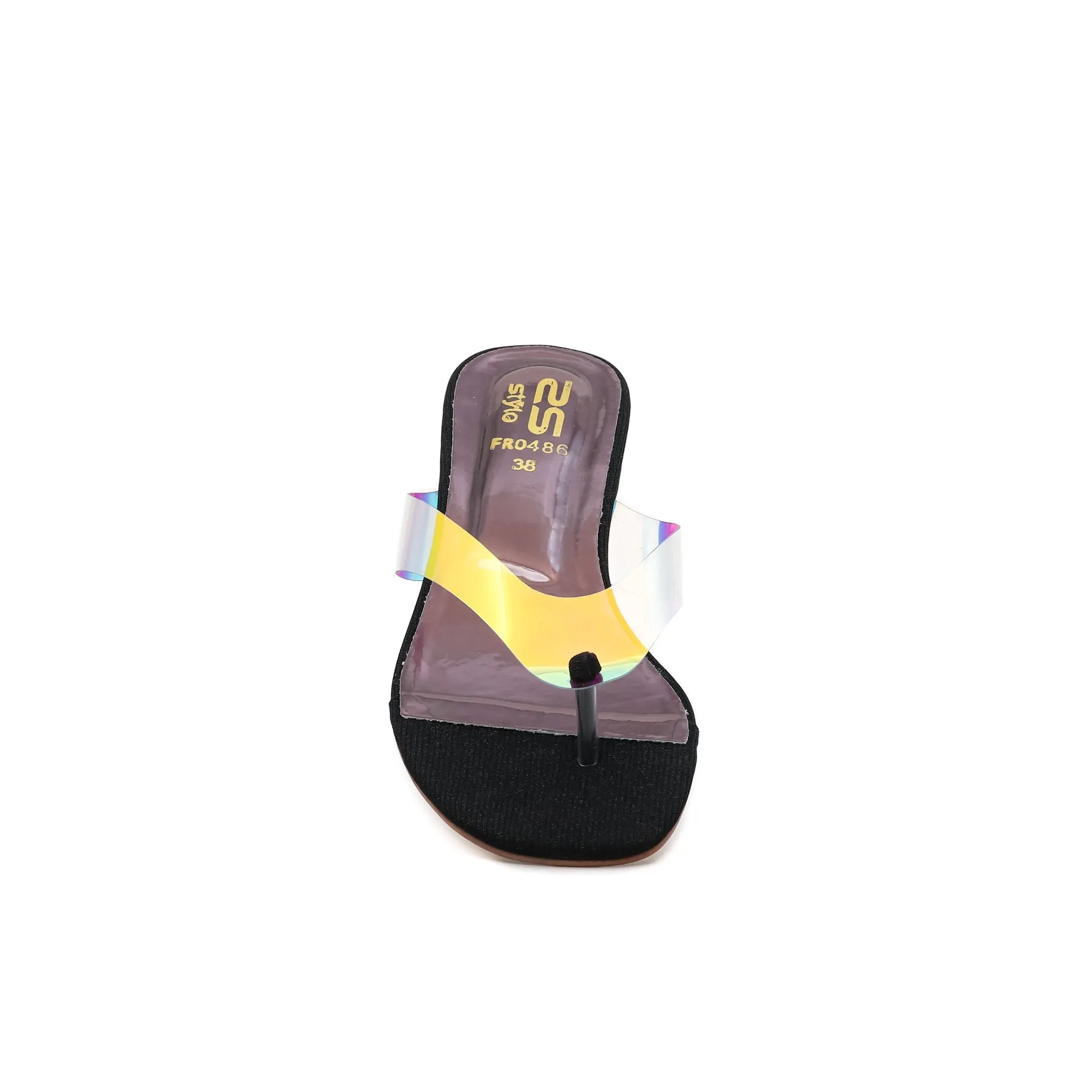 Black Formal Chappal FR0486