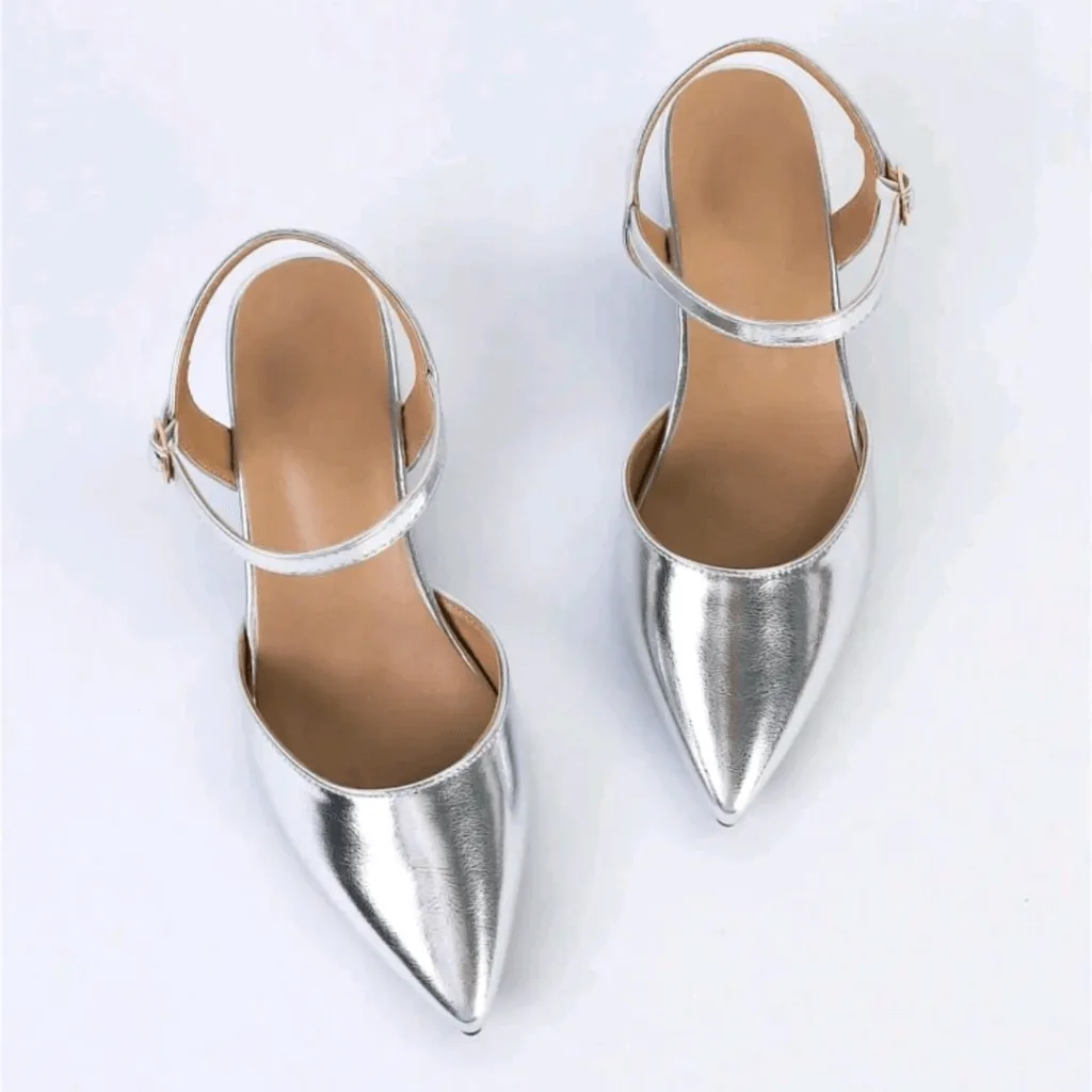 Camellia Pointed Slingback Courtshoes