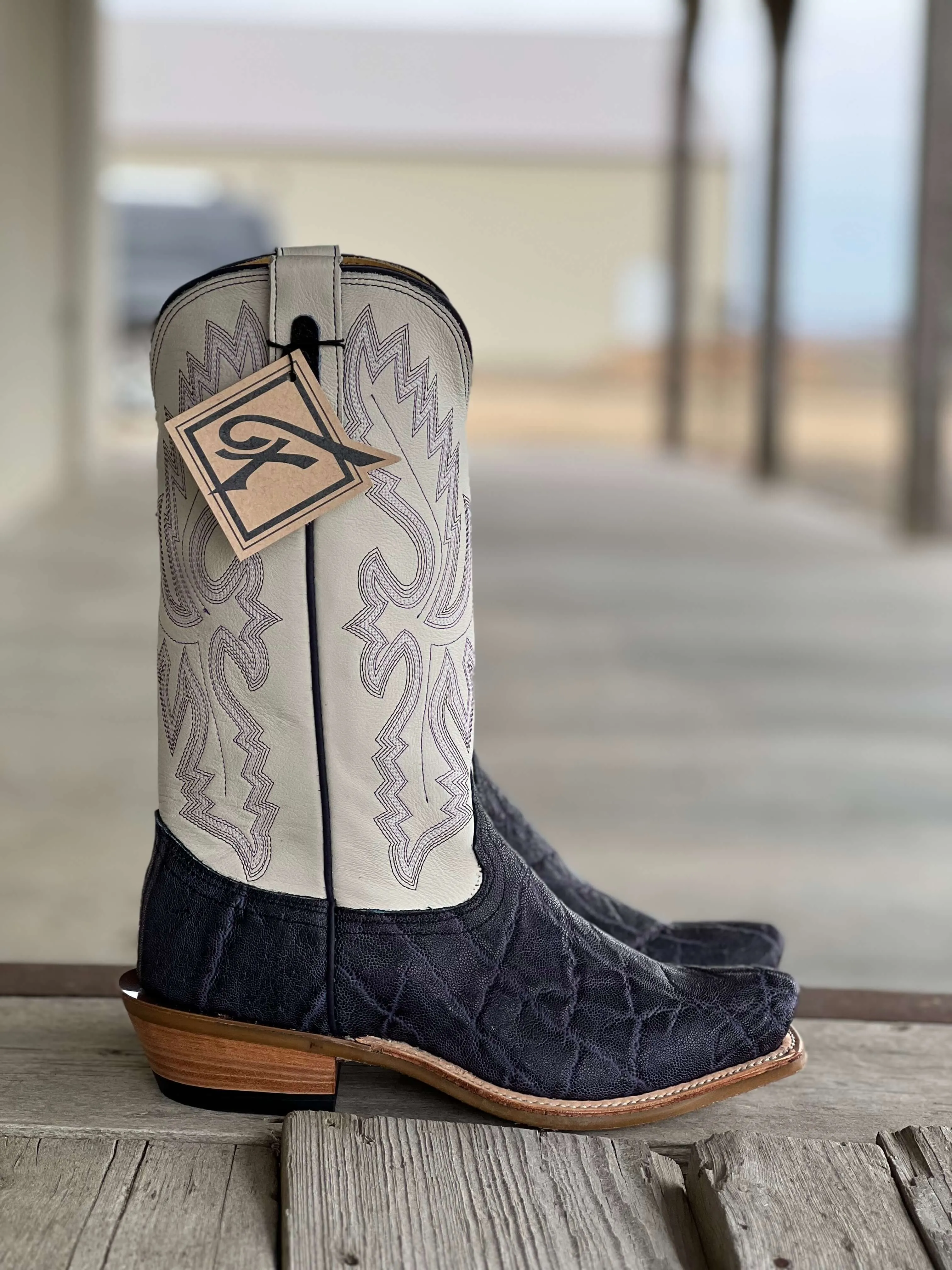 Fenoglio Boot Co. | Purple Vintage Elephant Boot