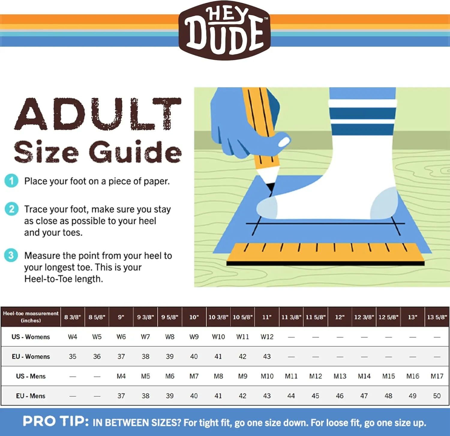 Hey Dude Men's Welsh Grip Mix