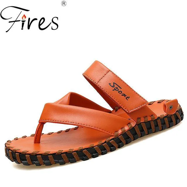 High Quality Leather Lightweight  Flip Flops