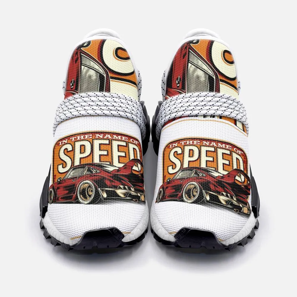 In the name of speed Unisex Lightweight Custom shoes