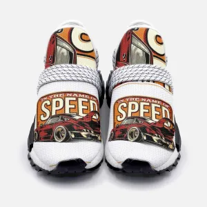 In the name of speed Unisex Lightweight Custom shoes