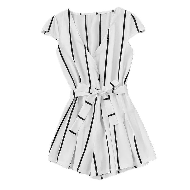 IT’S A BLACK & WHITE THING ROMPER