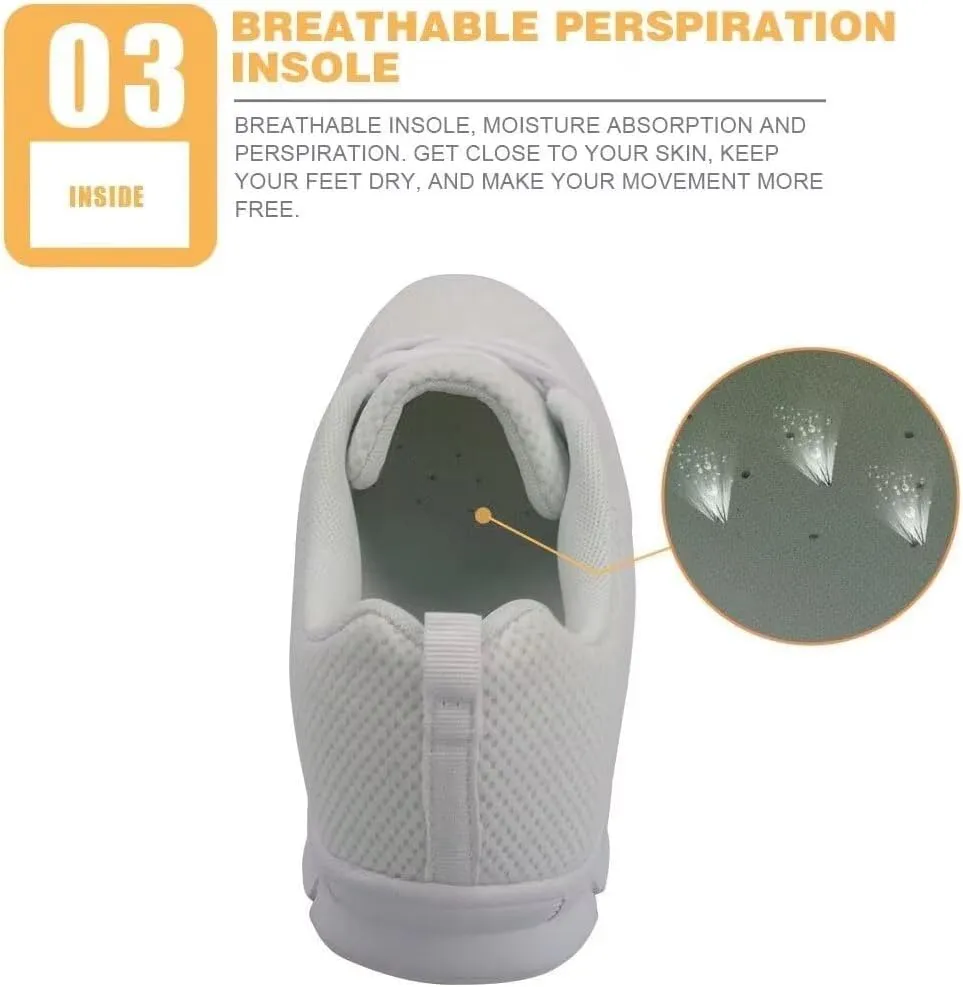 KEIAHUAN Womens Walking Shoes Mesh Running Shoes Lace Up Fashion Sport Gym Jogging Tennis Shoes