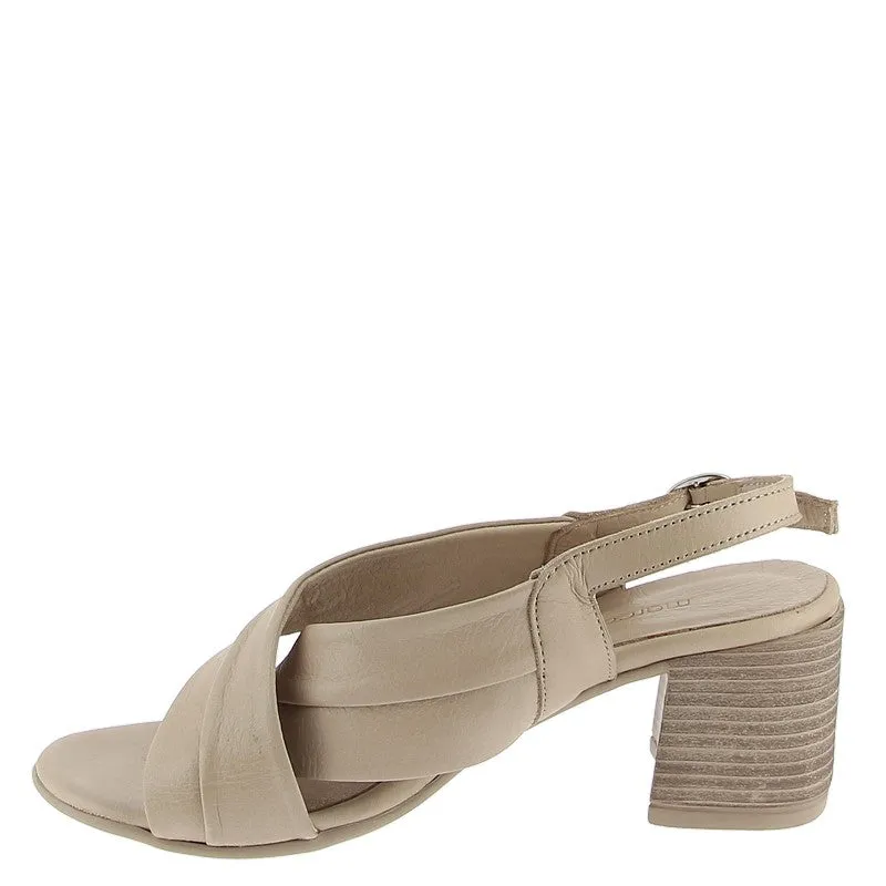 Marco Dalessi A503 Nude Heeled Slingback