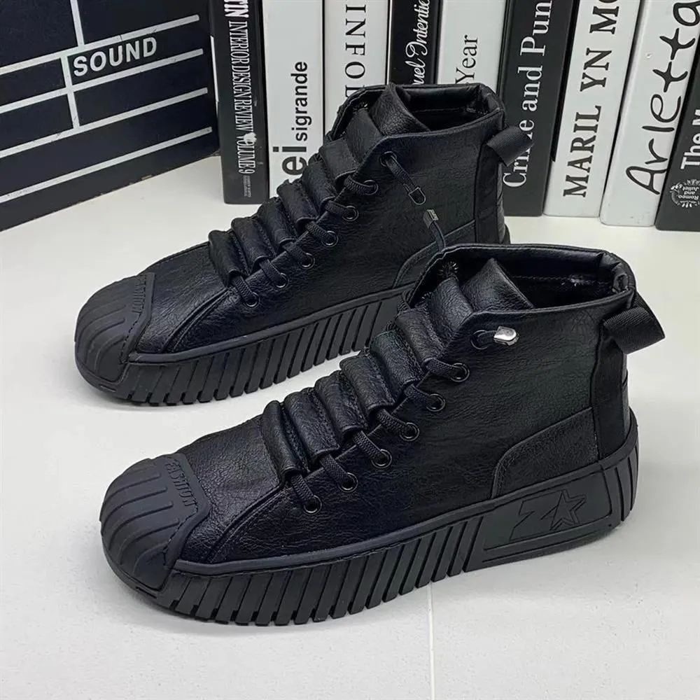 Men's Casual High-top Lightweight Board Shoes