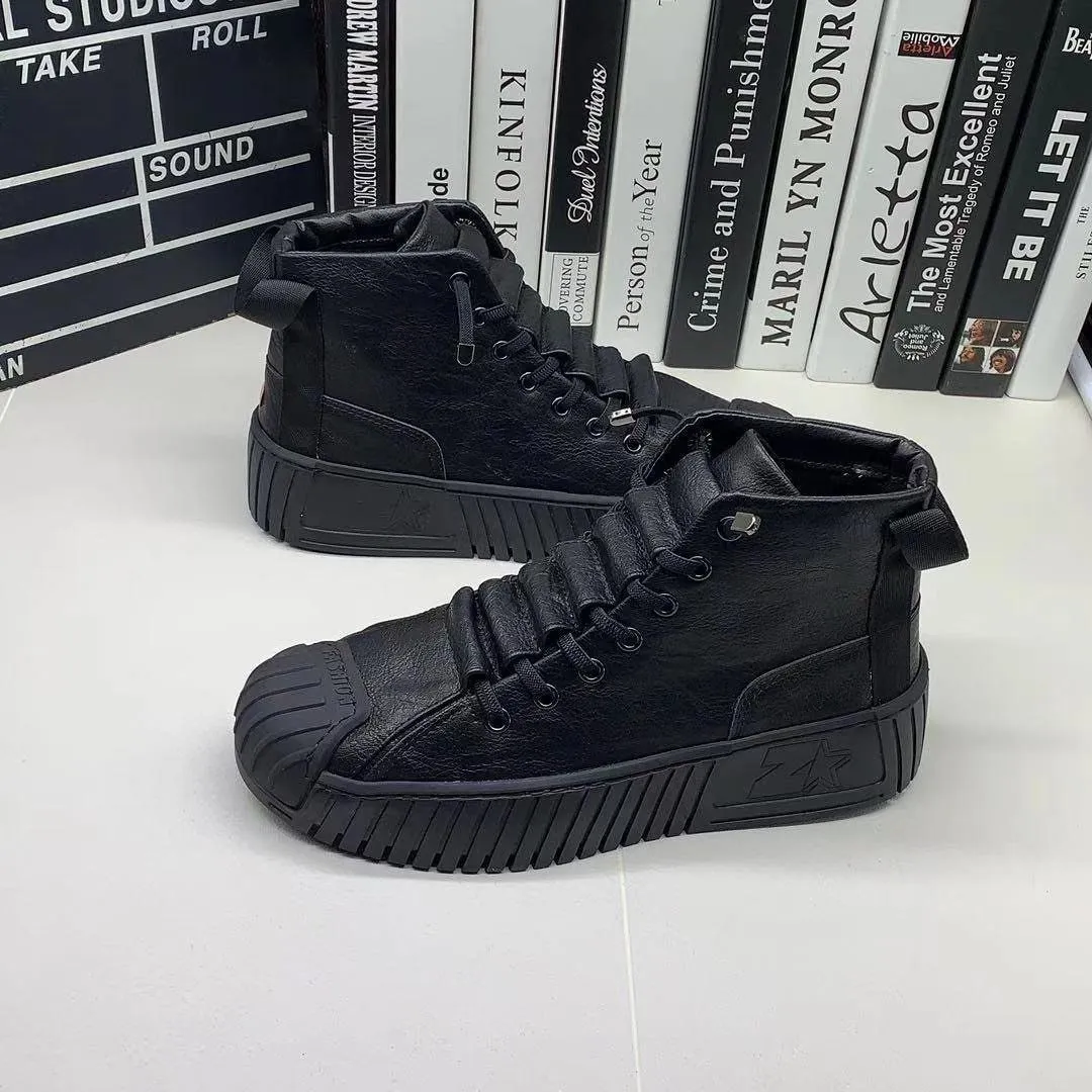 Men's Casual High-top Lightweight Board Shoes