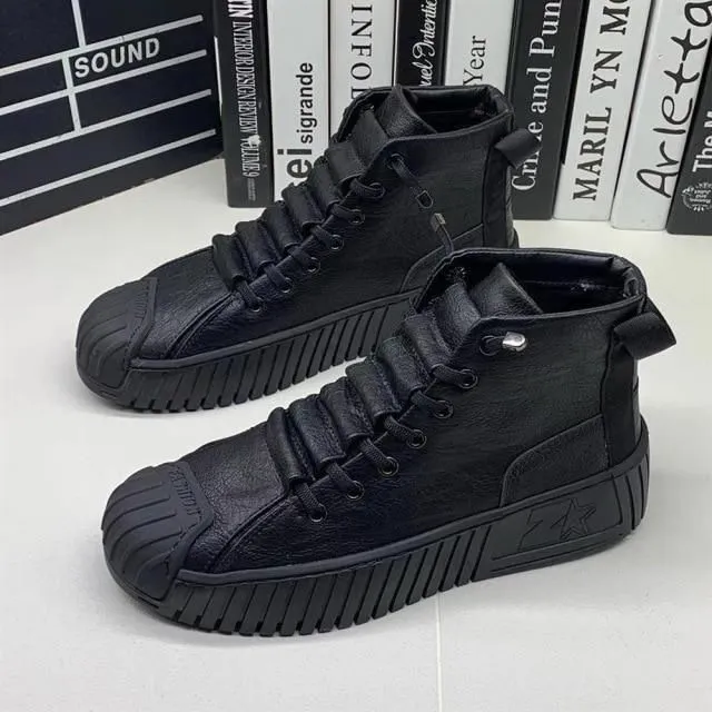 Men's Casual High-top Lightweight Board Shoes