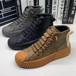Men's Casual High-top Lightweight Board Shoes