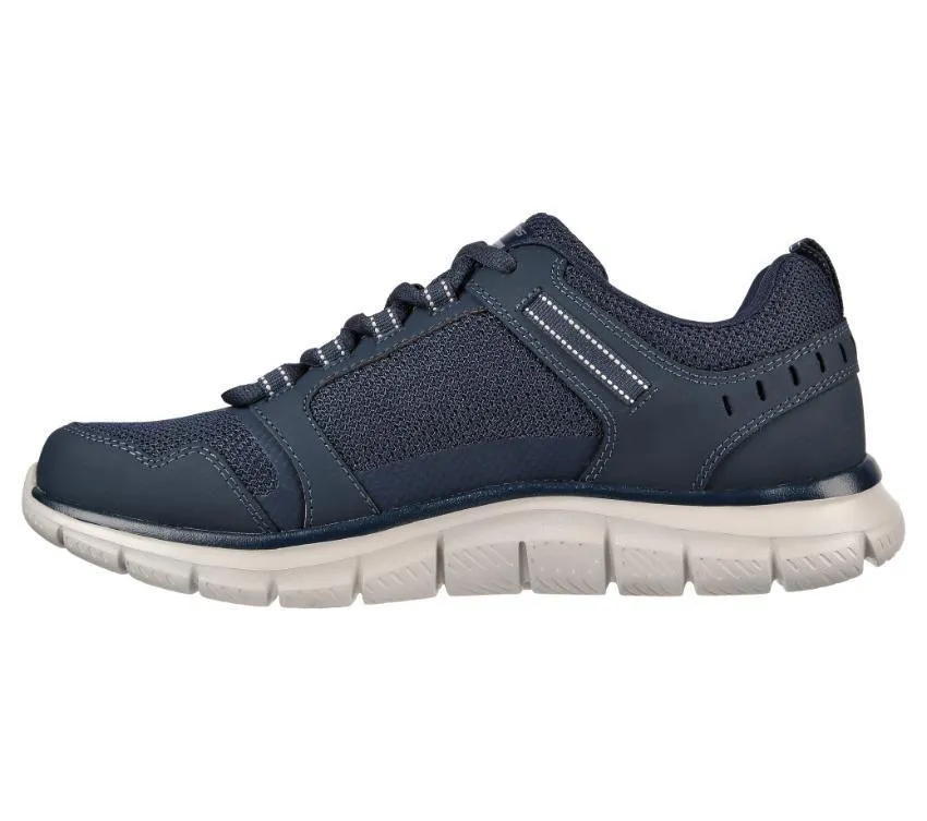 Mens Skechers Track- Knockhill Shoes Navy