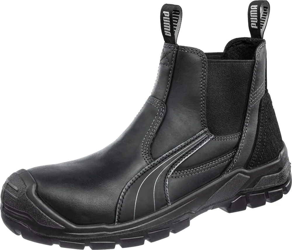PUMA Men's Tanami Black Mid Industrial Shoe, 14