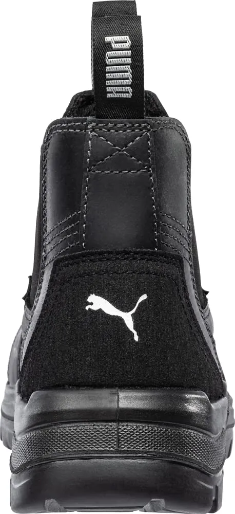 PUMA Men's Tanami Black Mid Industrial Shoe, 14