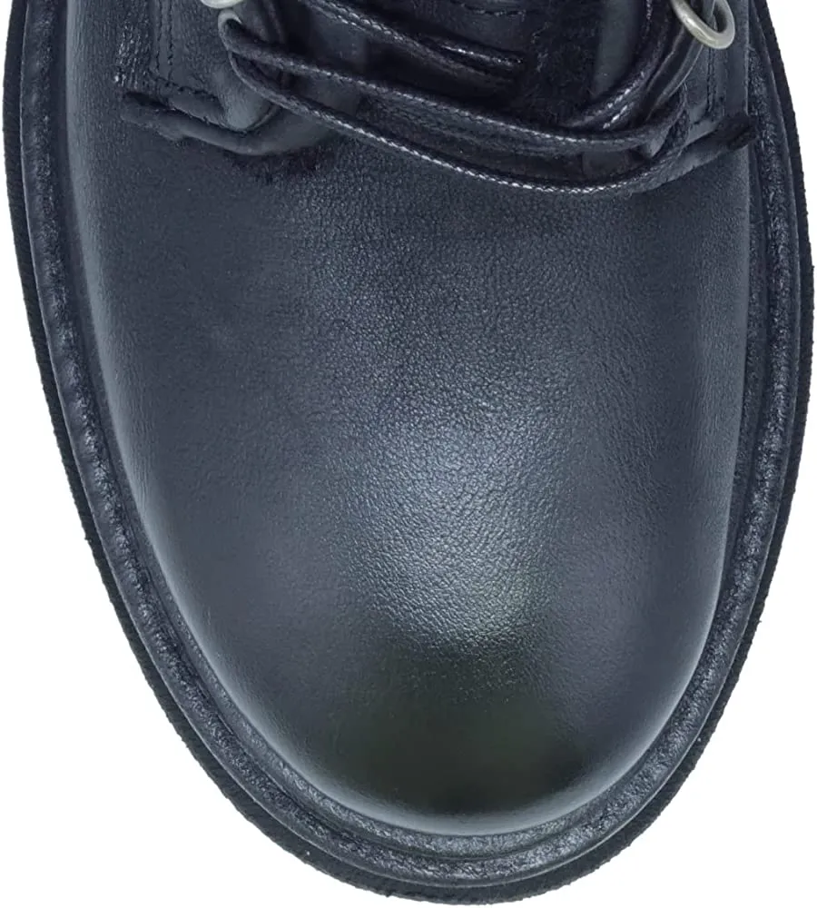 Rings of Comfort Level Leather Booties