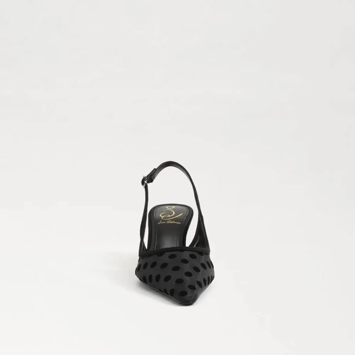 Sam Edelman Bianka Polka Dot Mesh Slingback Pump