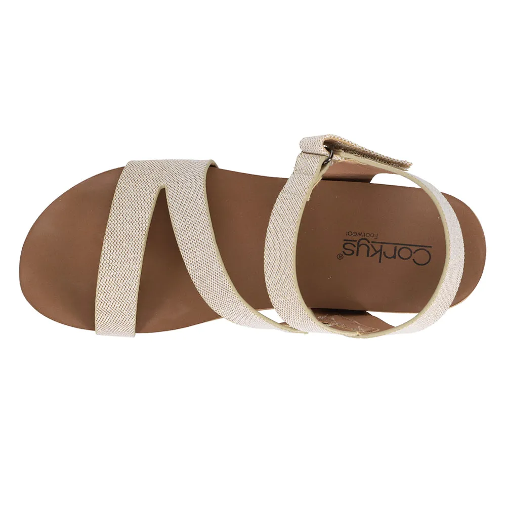 Spring Fling Slingback Studded Wedge Sandals