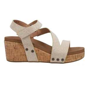 Spring Fling Slingback Studded Wedge Sandals