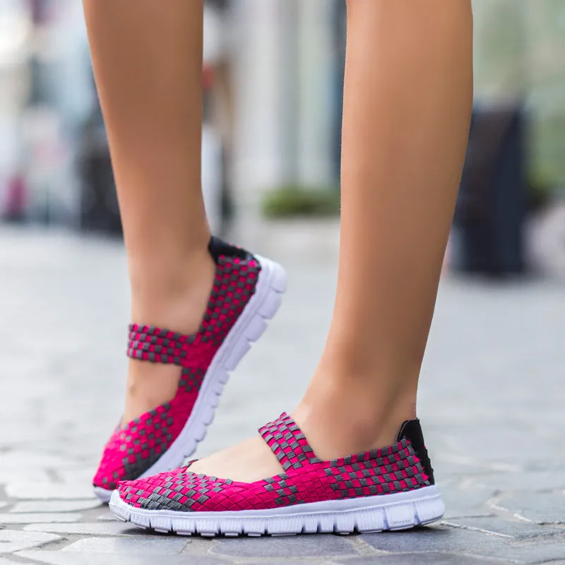 Summer women sandals casual handmade flat shoes lightweight
