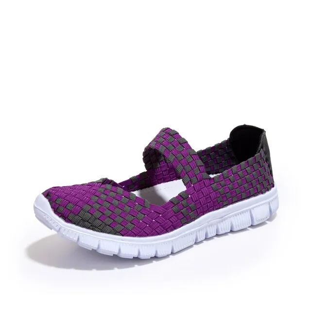Summer women sandals casual handmade flat shoes lightweight