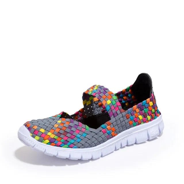 Summer women sandals casual handmade flat shoes lightweight