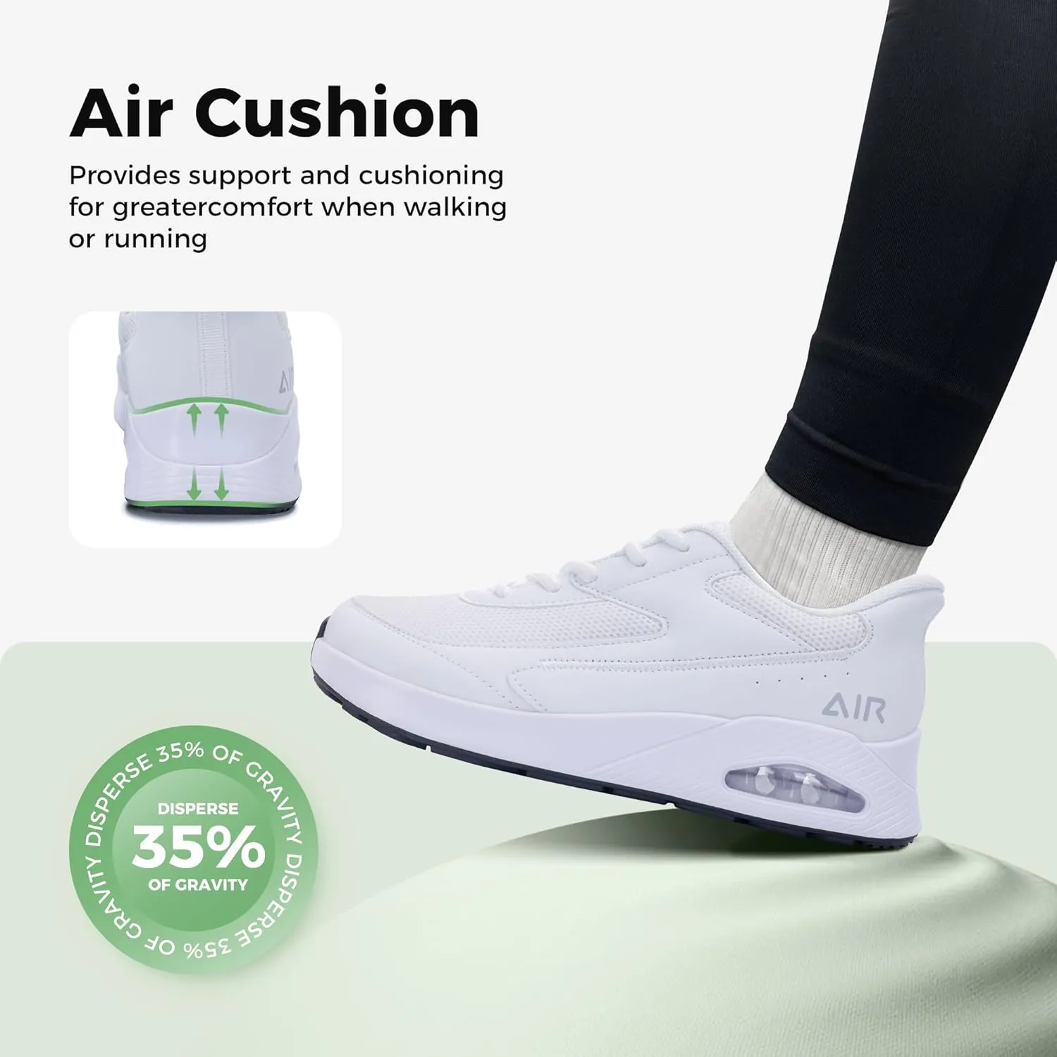Wide Toe Box Womens Slip On Walking Shoes Extra Wide Width Sneaker for Foot Pain Relif Comfortable Air Tennis Running Shoes Size 6-11