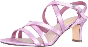 XYD Prom Strappy Open Toe Summer Sandals Low heel Slingbacks Ankle Strap Casual Shoes for Women
